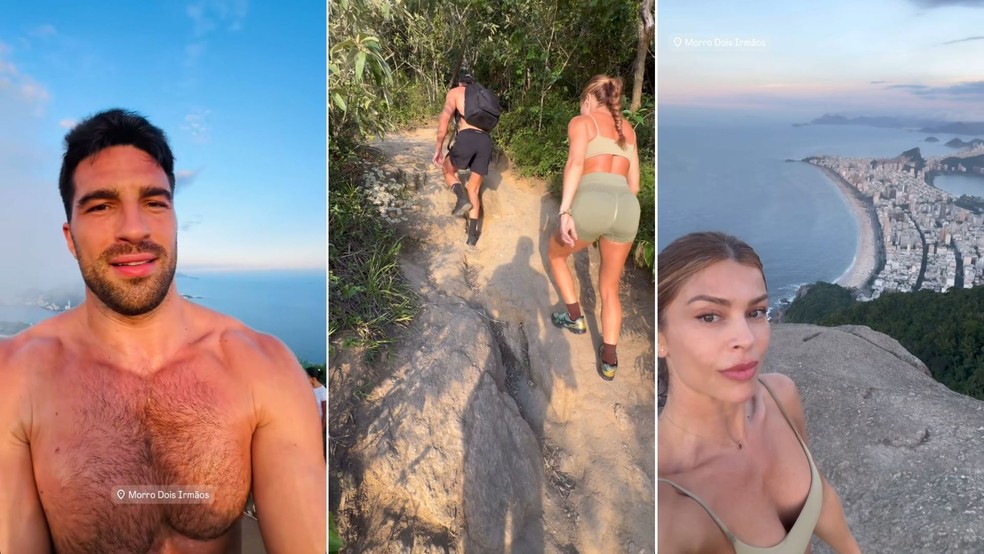 Alvise Rigo e Grazi Massafera curtem passeio pelo Rio de Janeiro — Foto: Reprodução/Instagram