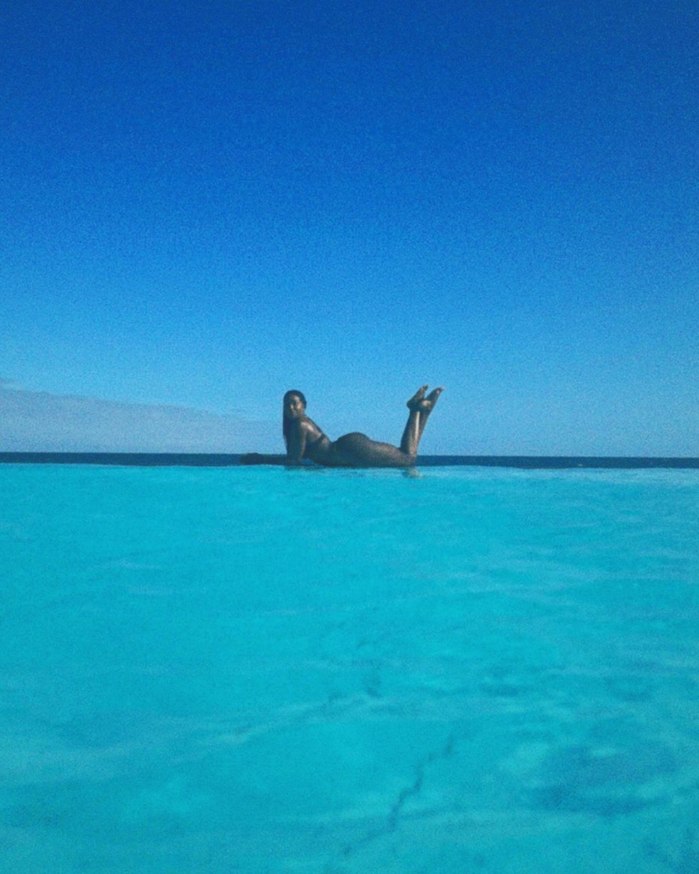 Iza compartilha momentos de descanso — Foto: Instagram