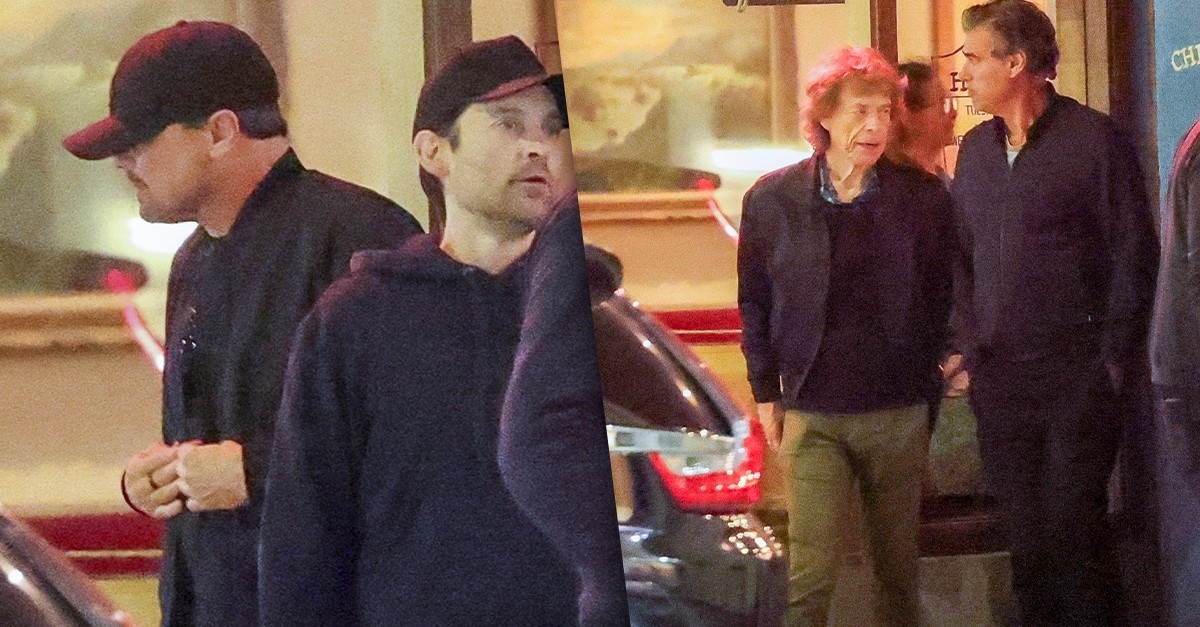 Encontro de lendas! Leonardo DiCaprio, Mick Jagger e Tobey Maguire jantam juntos em Los Angeles