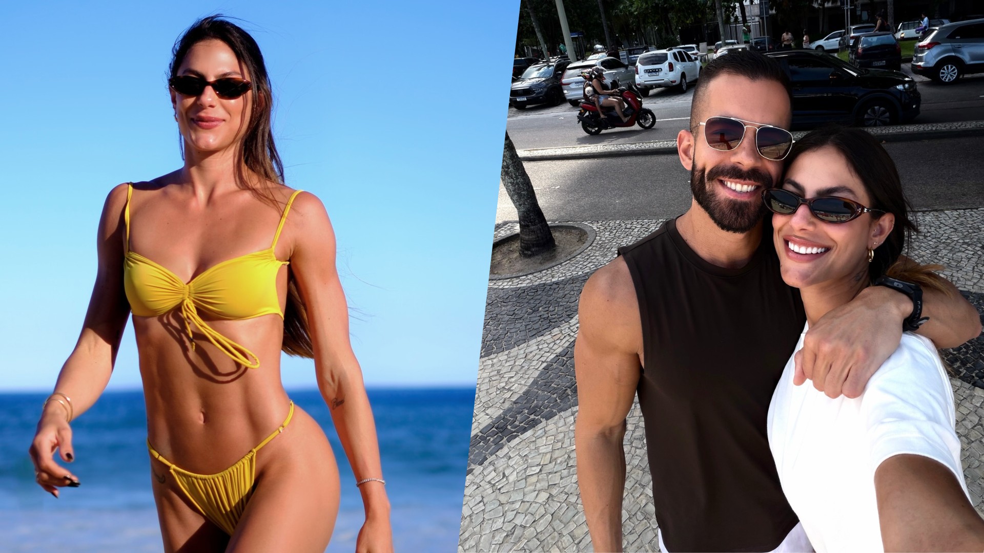 Mari Gonzalez abre álbum de fotos no Rio de Janeiro e posa de biquíni