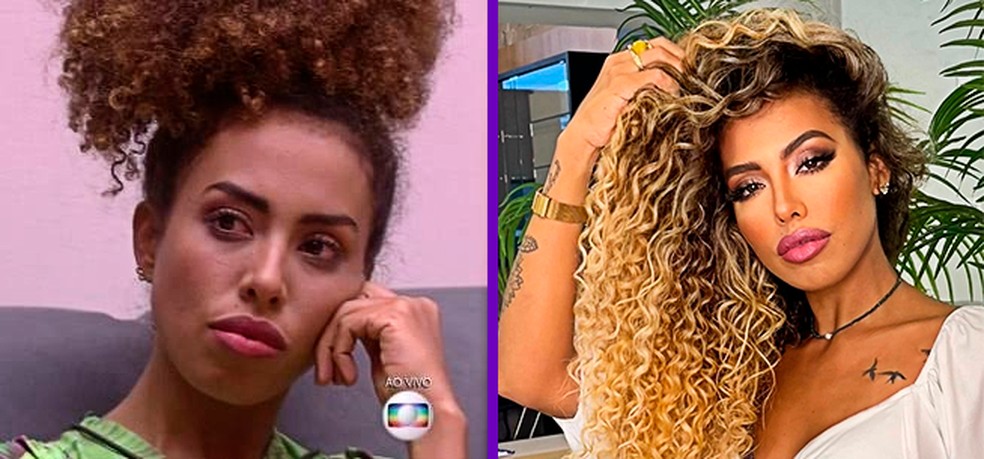Gabriela Flor foi a primeira eliminada do BBB 17 — Foto: Reprodução/TV Globo/ Redes Sociais