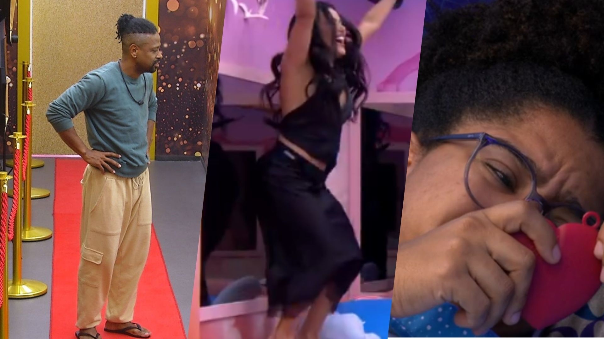 Resumo BBB 26 hoje: madrugada tem comemoração de Jordana e Marciele, choro de Milena e Boneco em novo quarto