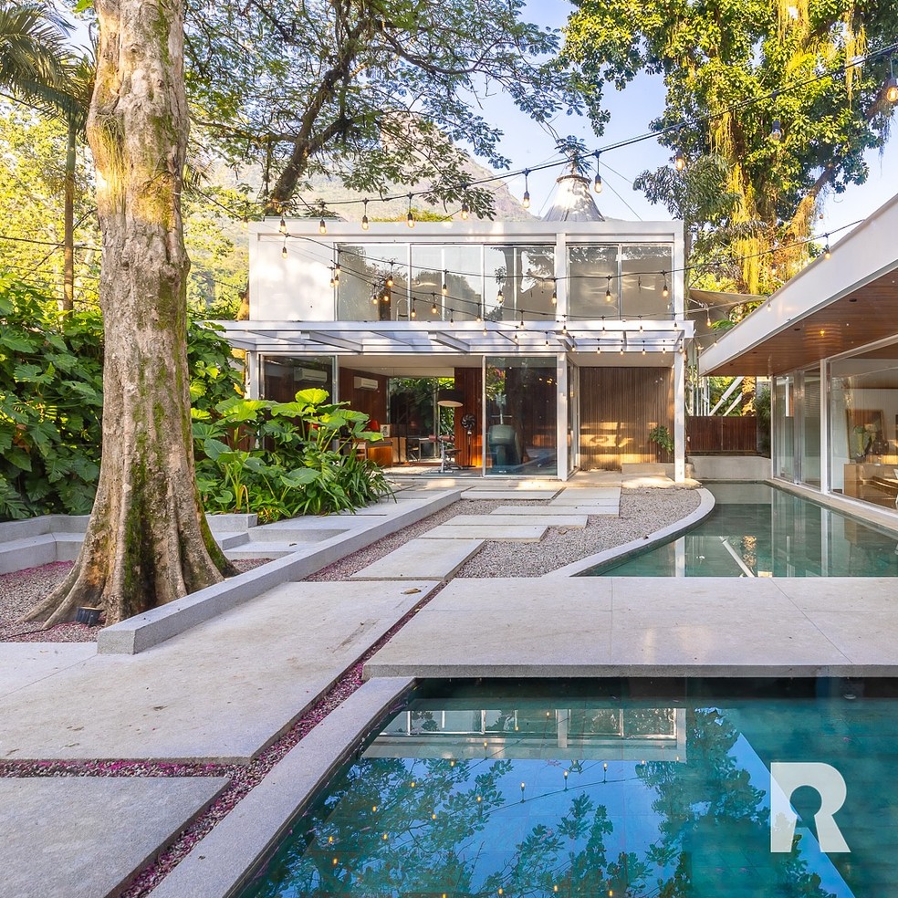 Casa de Bruno Gagliasso e Giovanna Ewbank — Foto: Realler Imóveis/ Reprodução Instagram