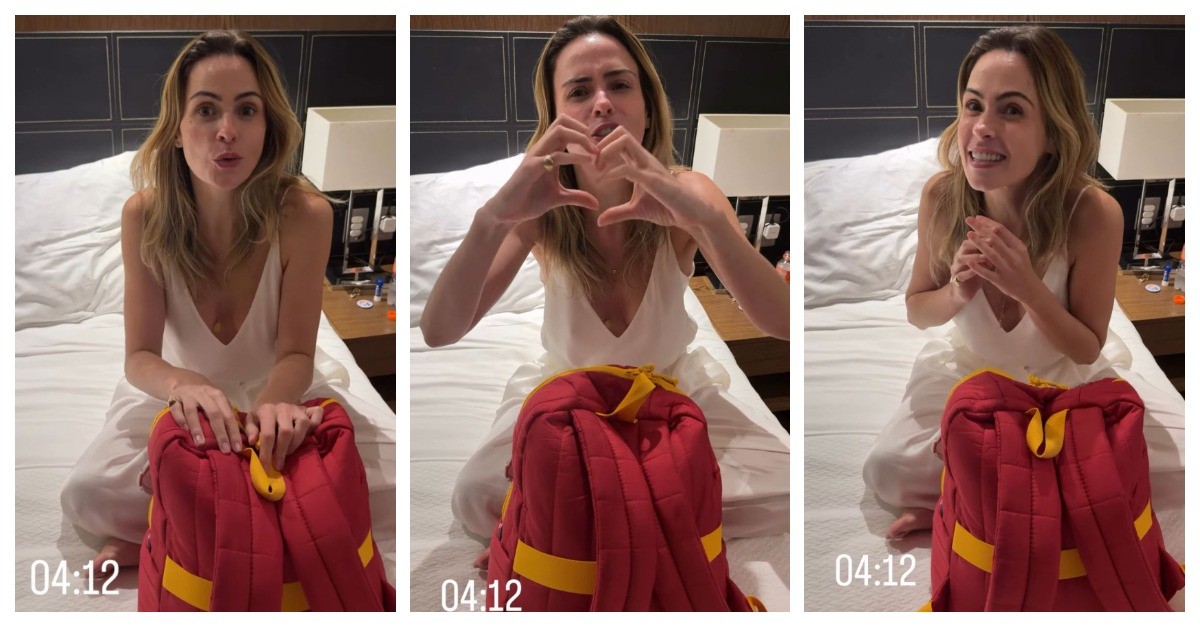 Ana Paula Renault grava vídeo em hotel após ser campeã do BBB 26: 'Estou bem passada'