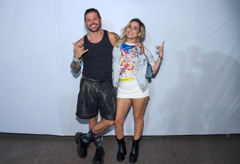 Dado Dolabella e Wanessa Camargo no Rock in Rio 2024 — Foto: Brazil News