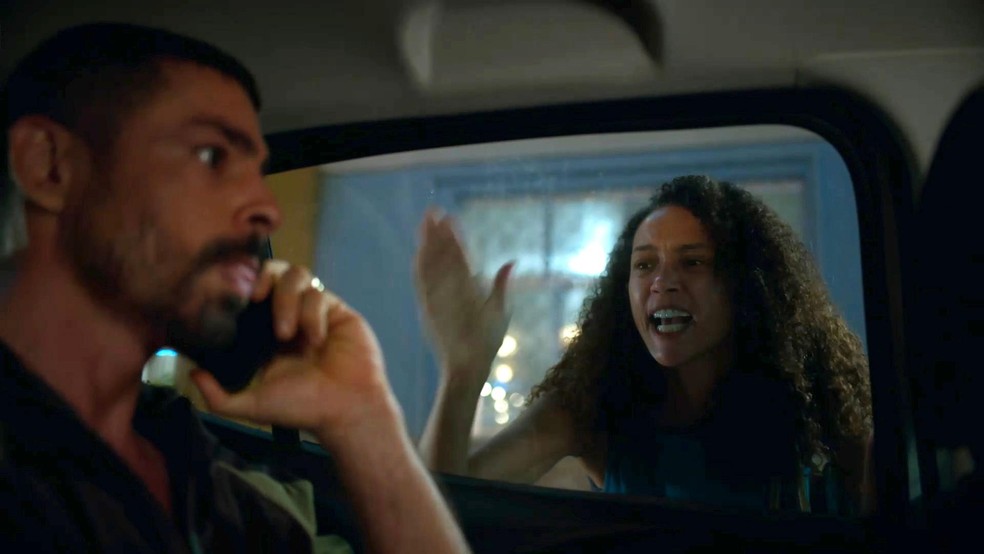 Raquel fará um escândalo ao ver César — Foto: Reprodução/TV Globo