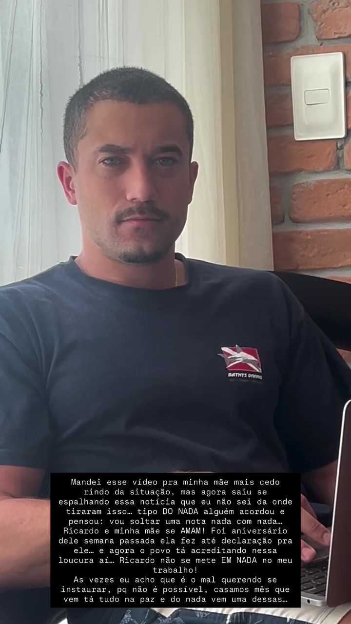 Lexa fala da relação de sua mãe com Ricardo Vianna: 'Se amam'