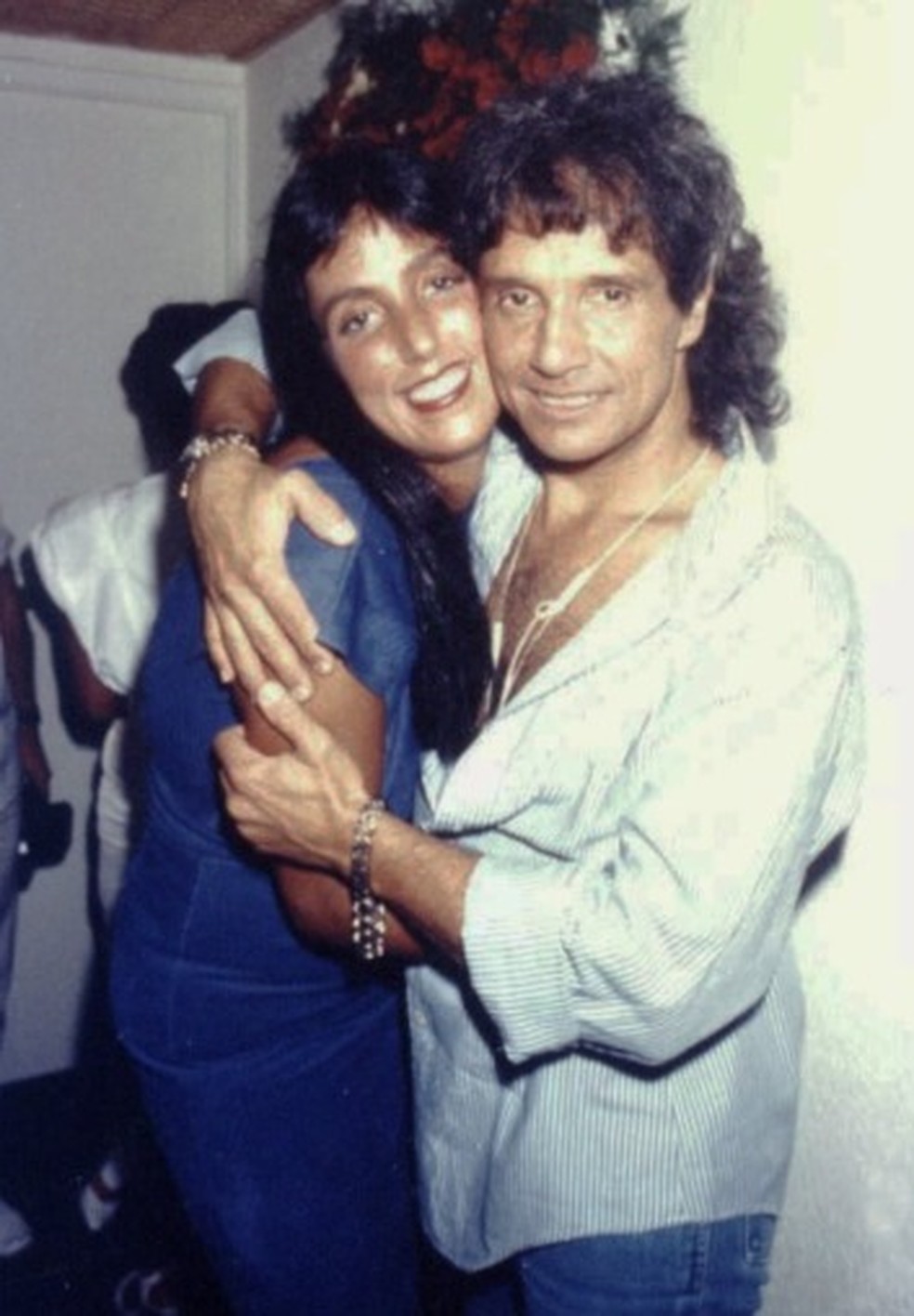 Roberto Carlos e a filha Ana Paula  Foto: Reproduo: Roberto Carlos