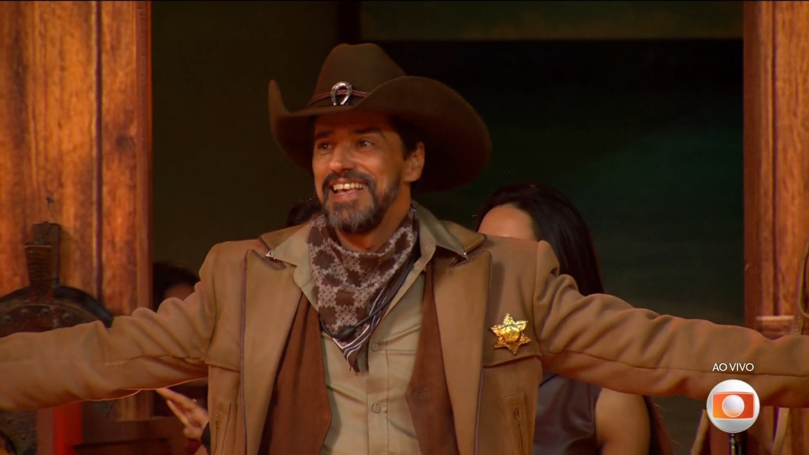 Alberto Cowboy abre última Festa do Líder no BBB 26: 'Sejam bem-vindos'