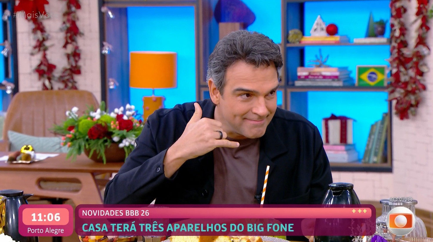 BBB 26 terá três Big Fones e público escolherá qual terá a mensagem