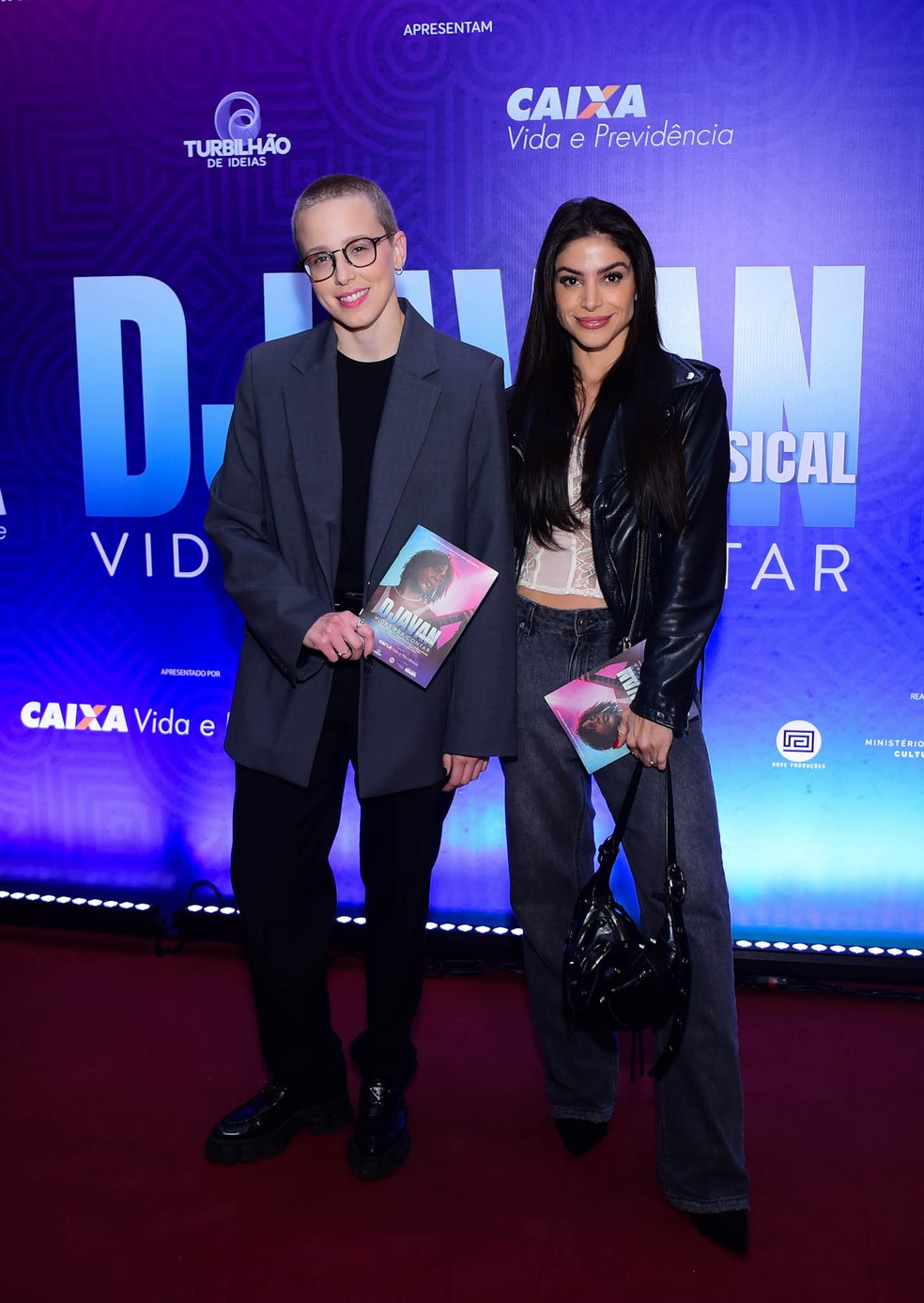 Marcela Rica e namorada, Nathalia Rosa — Foto: Webert Belicio / Agnews