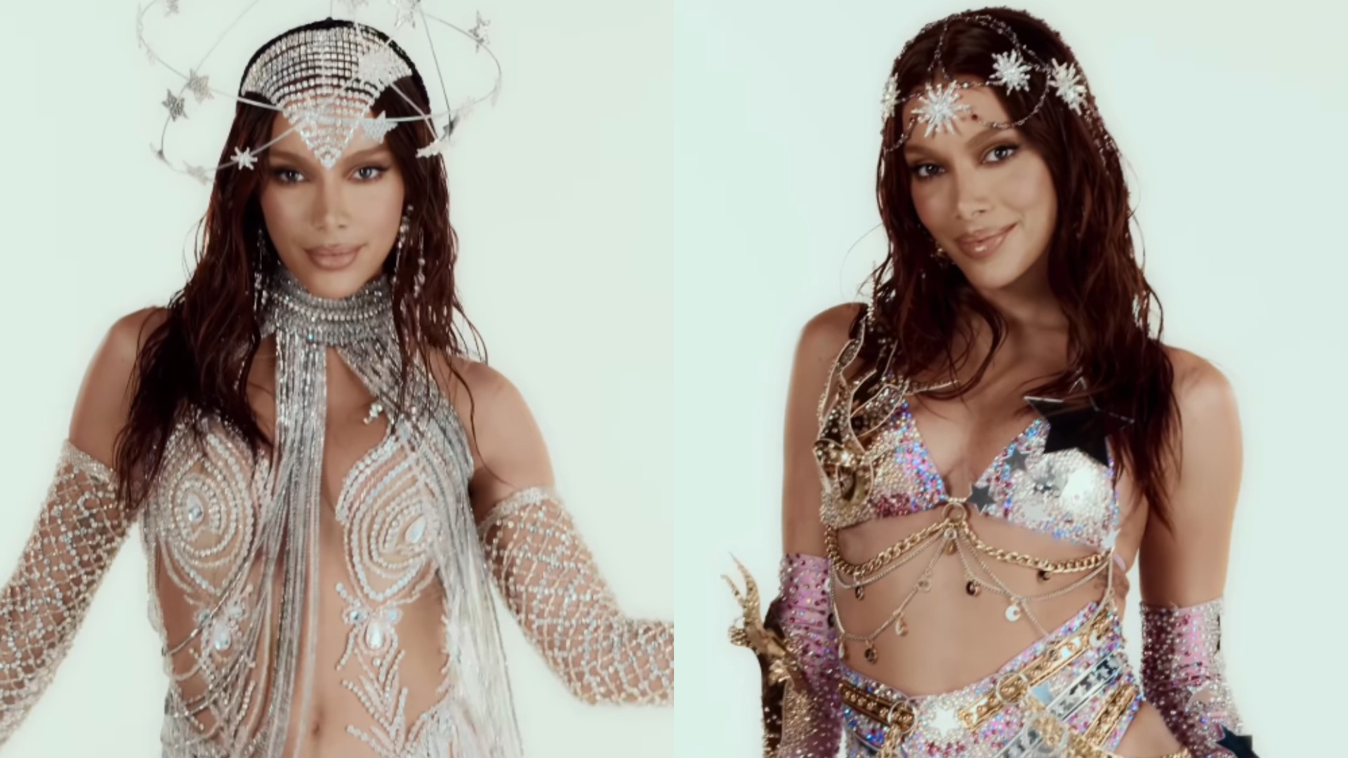 Anitta mostra bastidores de sessão de fotos para shows carnavalescos