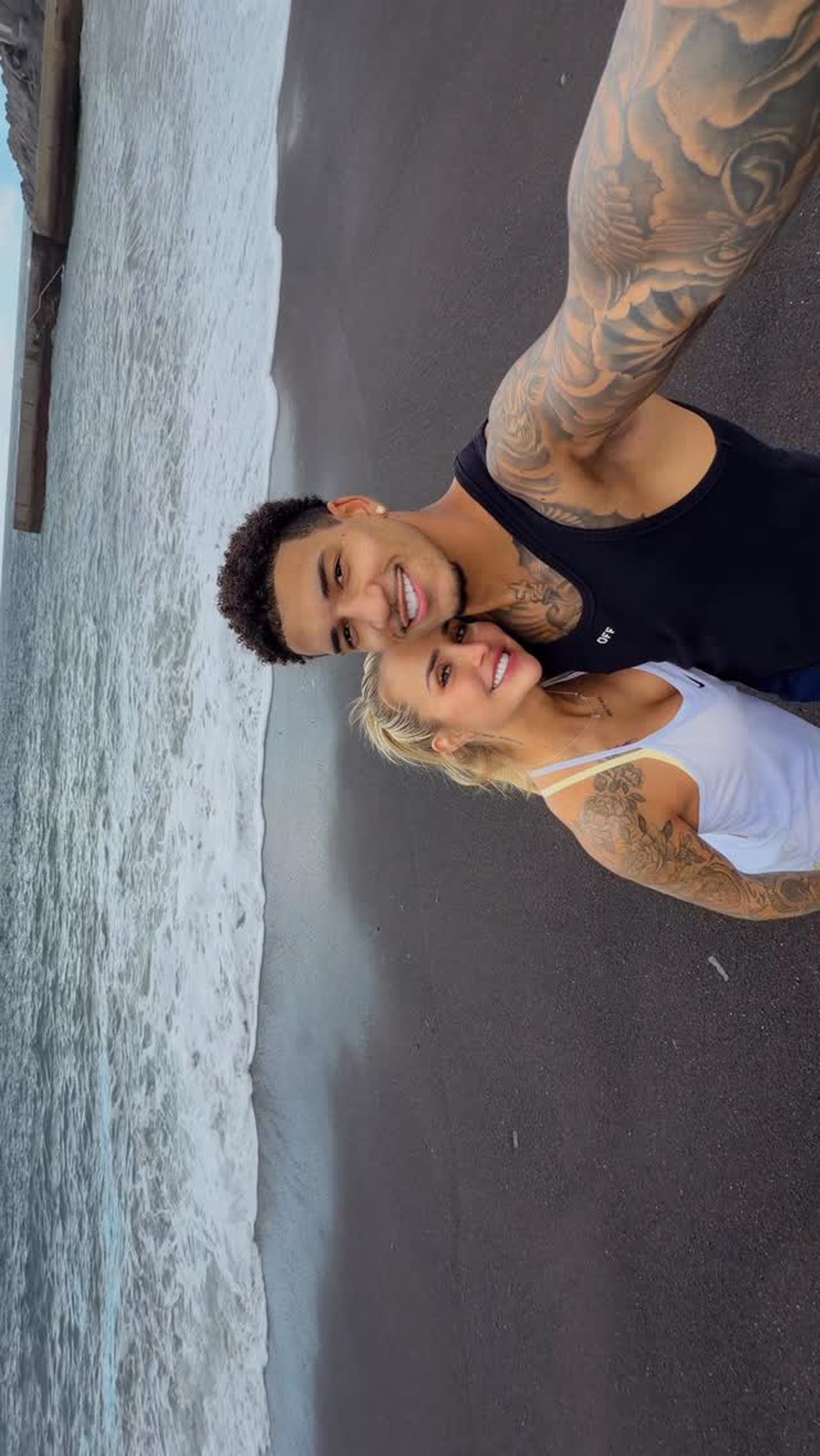 Bruna Rotta e Kauã Elias — Foto: Instagram