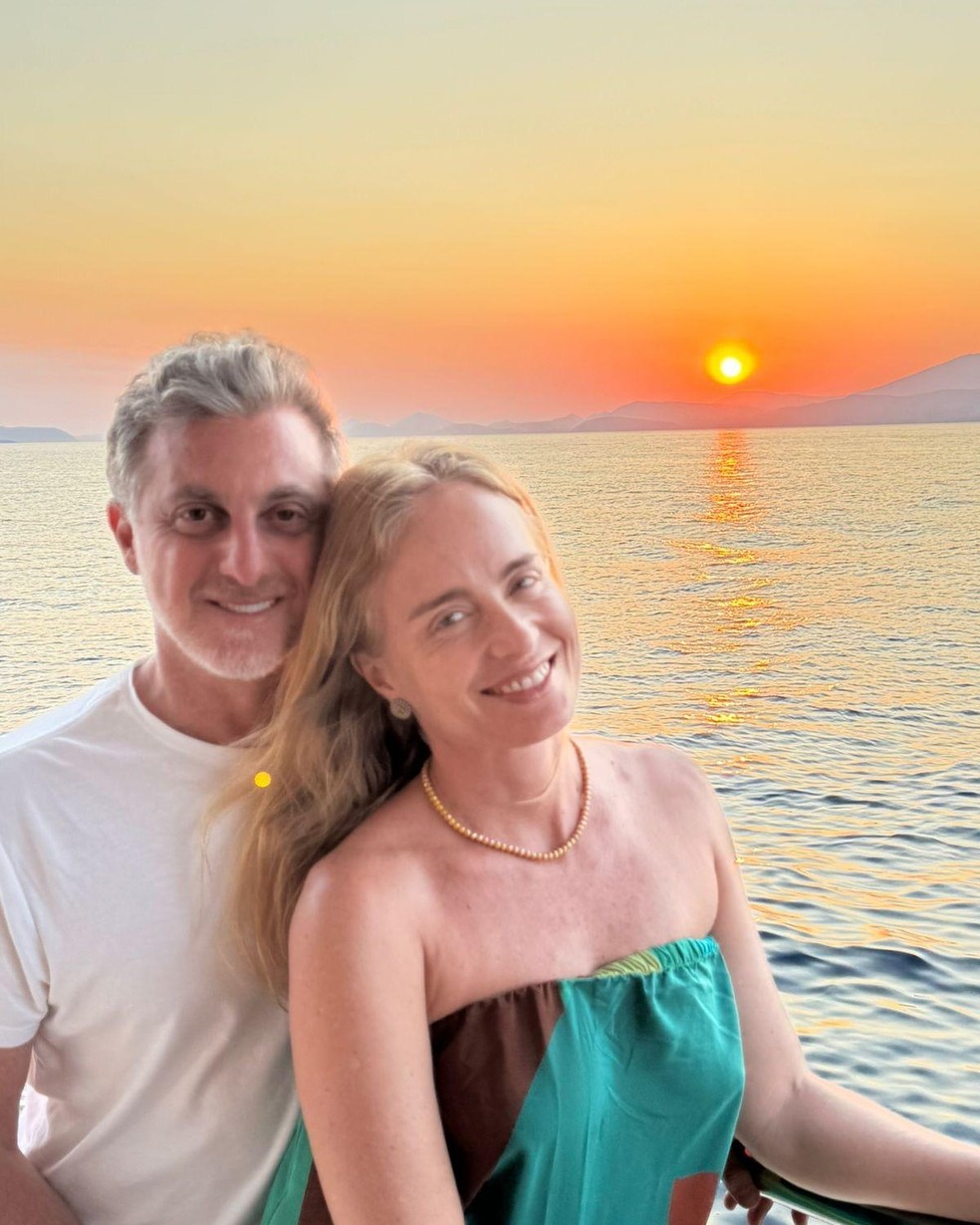 Angélica e Luciano Huck — Foto: reprodução
