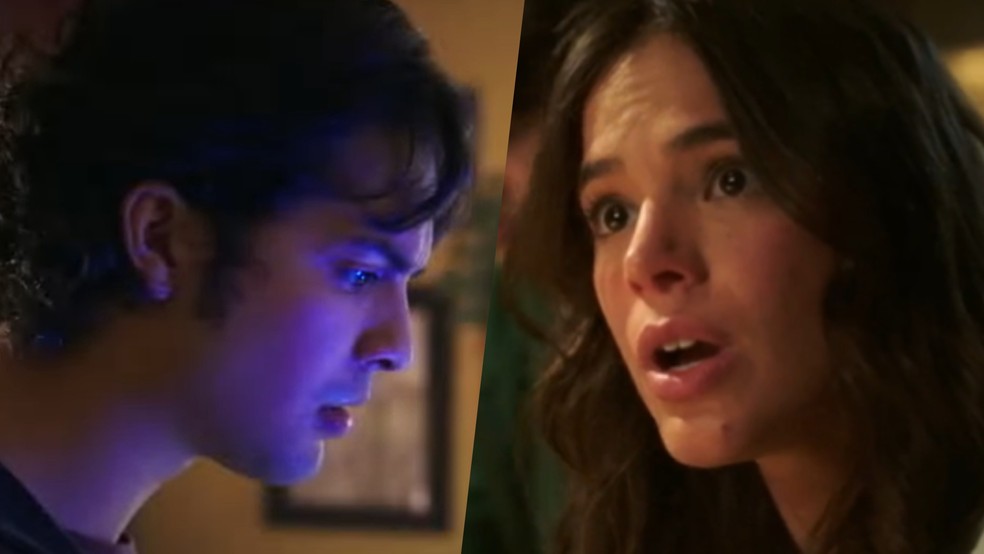 Bruna Marquezine aparece ao lado de Xolo Maridueña em trailer de 'Besouro Azul' — Foto: Reprodução