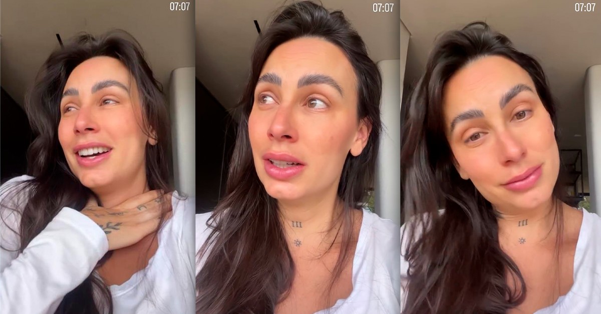 Clara Maia passa 1ª noite em casa após parto prematuro e perda de um dos filhos gêmeos: 'Emocionada'