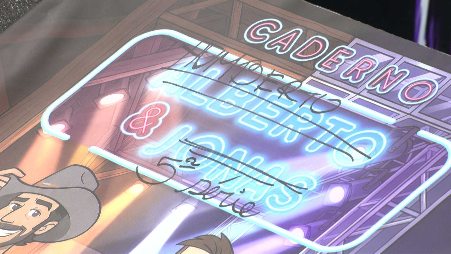 Ana Paula Renault lê desafio do Barrado no Baile e rasura caderno: 'Será que eu mereço?'