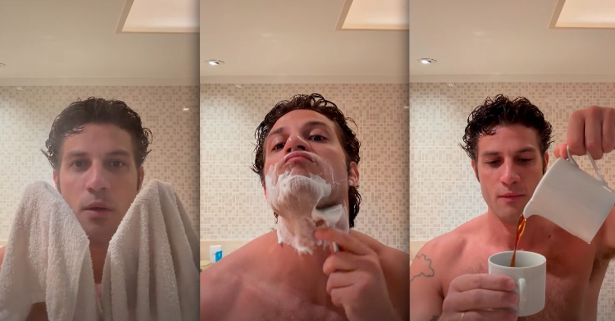 Chay Suede mostra o passo a passo do seu skincare matinal