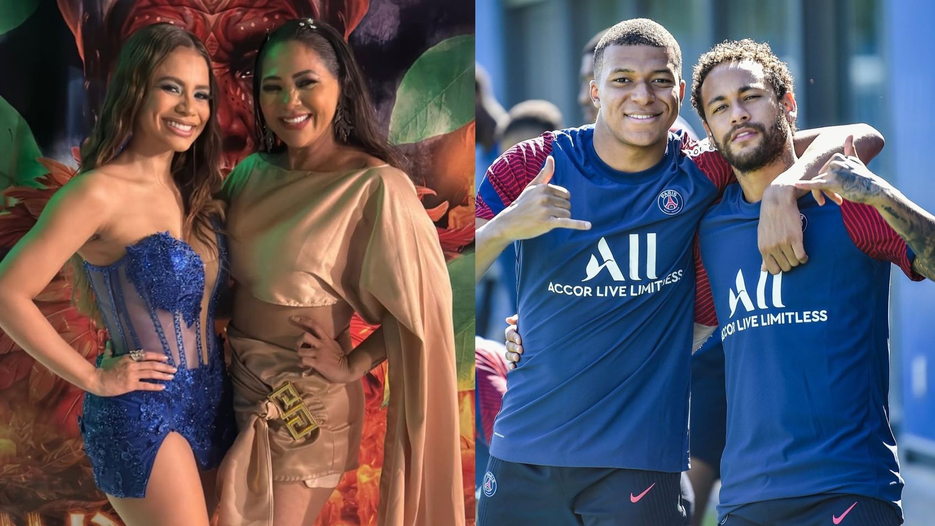 Cover image for Lexa: mãe da cantora discutiu com Mbappé em festa de Neymar