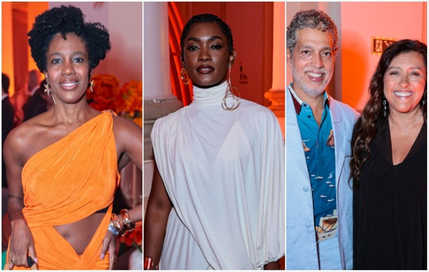 Erika Januza, Regina Casé e Estevam Ciavata, Maria Gal e mais participam de jantar no Copacanaba Palace