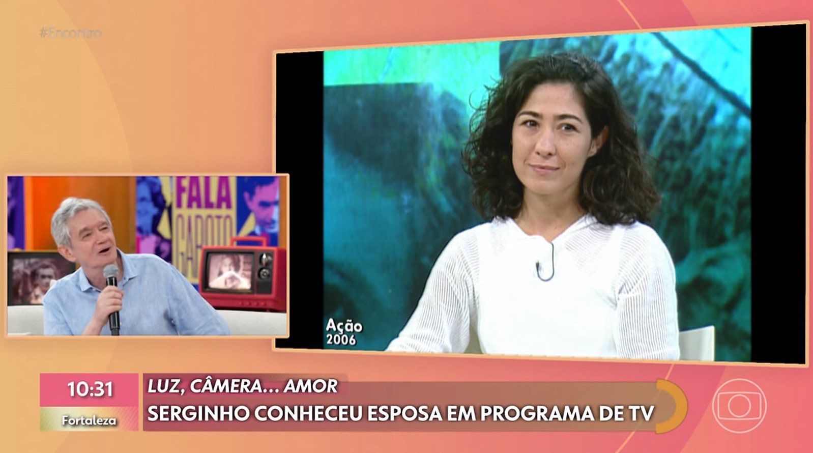 Serginho Groisman relembra como conheceu a esposa em entrevista: 'Uma coisa à primeira vista'