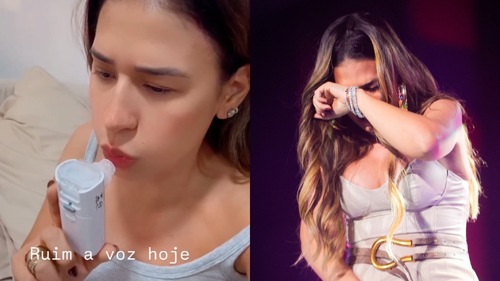 Sem voz, Simone Mendes chora no show e diz emocionada: 'Não poder fazer com  excelência o que ama'