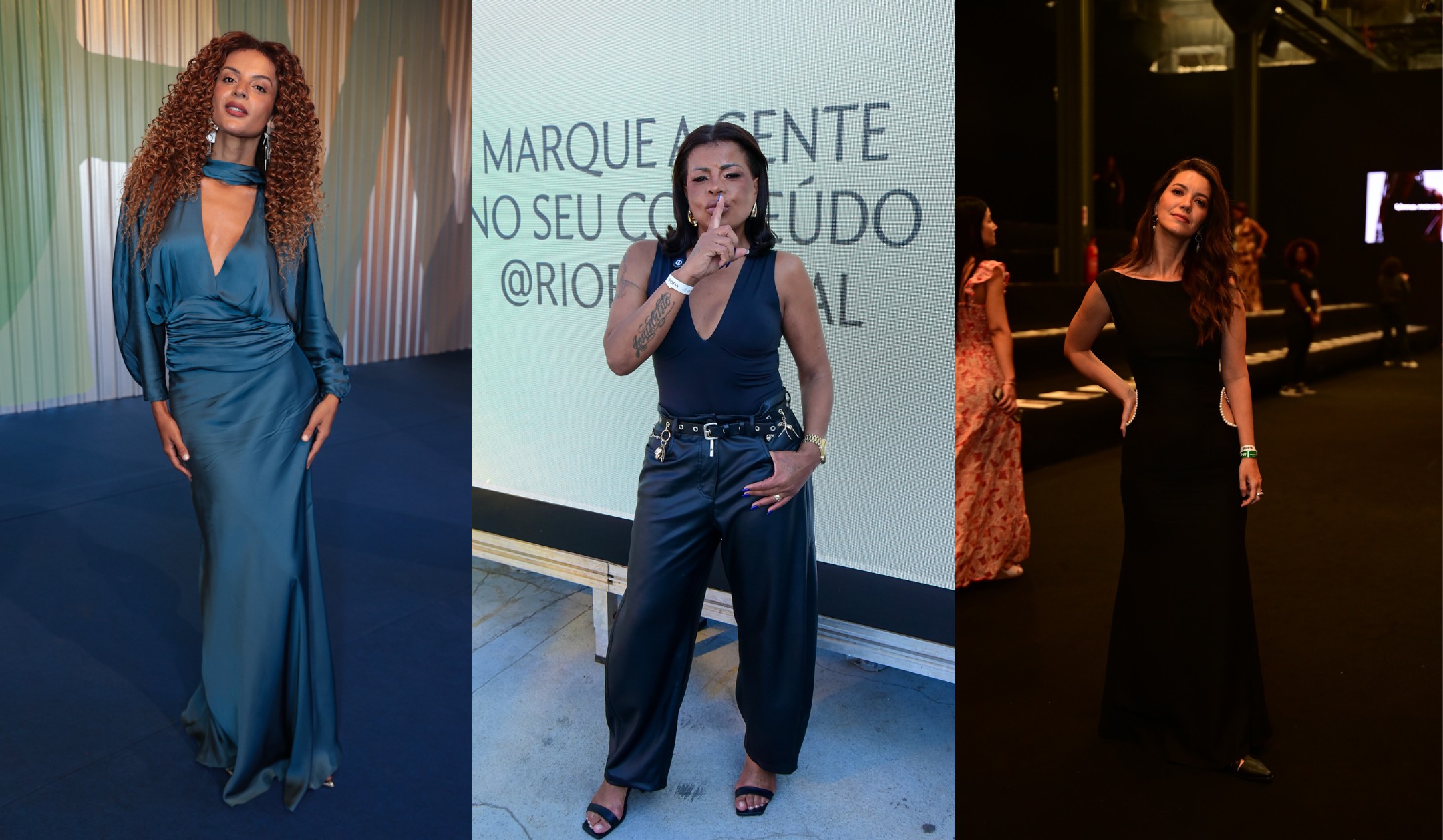 Veja looks dos famosos no 2º dia de Rio Fashion Week