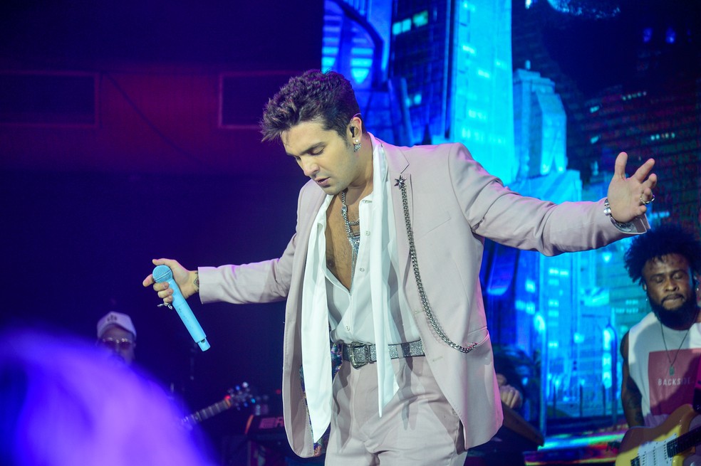 Show de Luan Santana — Foto: AgNews