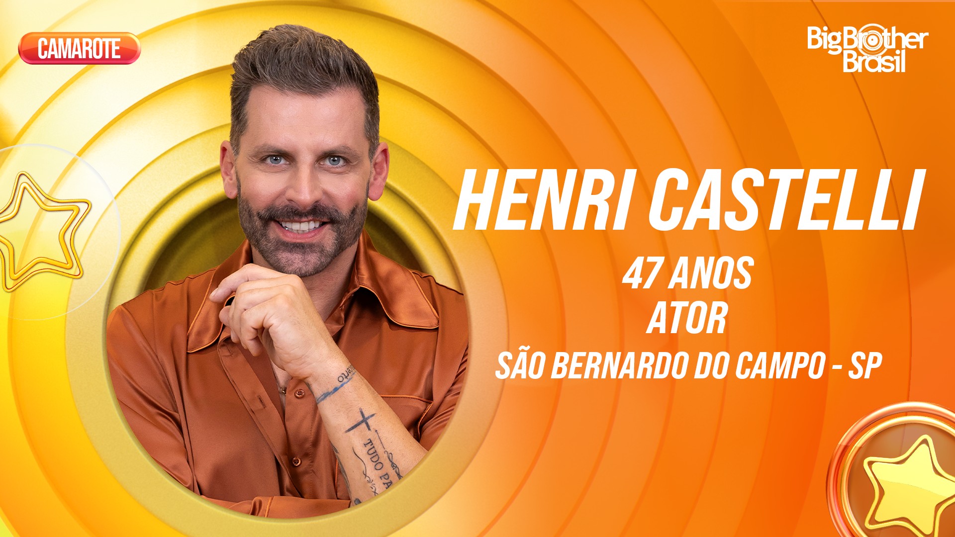 Quem é Henri Castelli, do BBB 26? Ator é participante do reality 