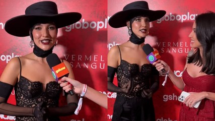 Lançamento de Vermelho Sangue e Reencarne: veja todas as entrevistas de Tata Dias com elenco e equipe