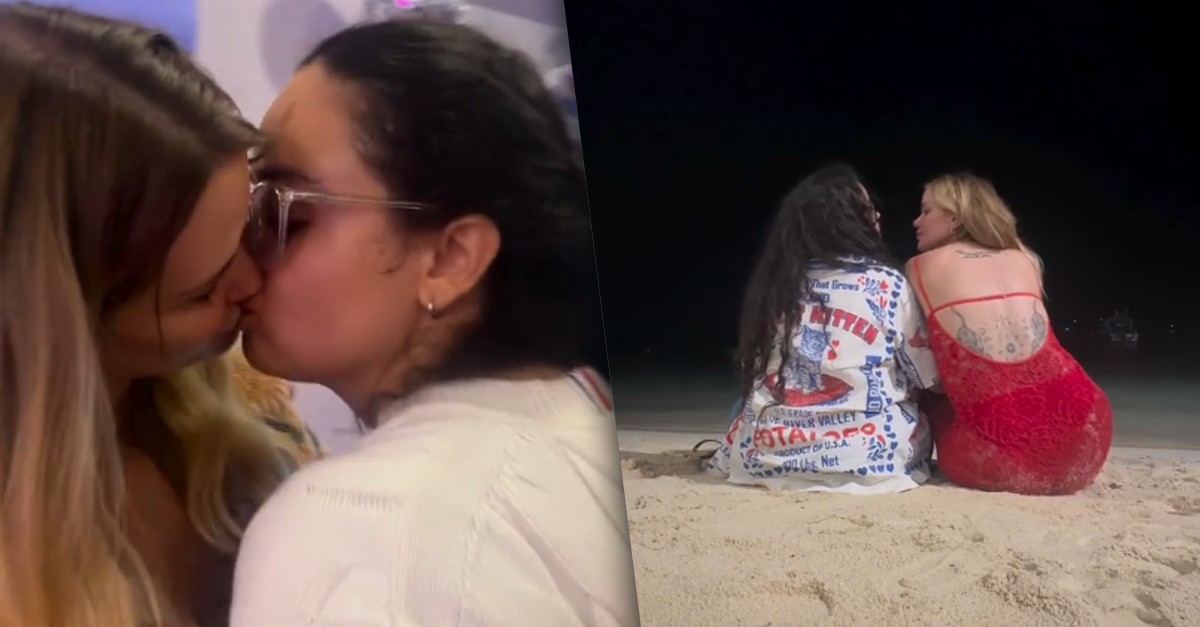 Marcela Mc Gowan posta beijão em Luiza Martins e se declara para noiva: 'Minha pessoa favorita'