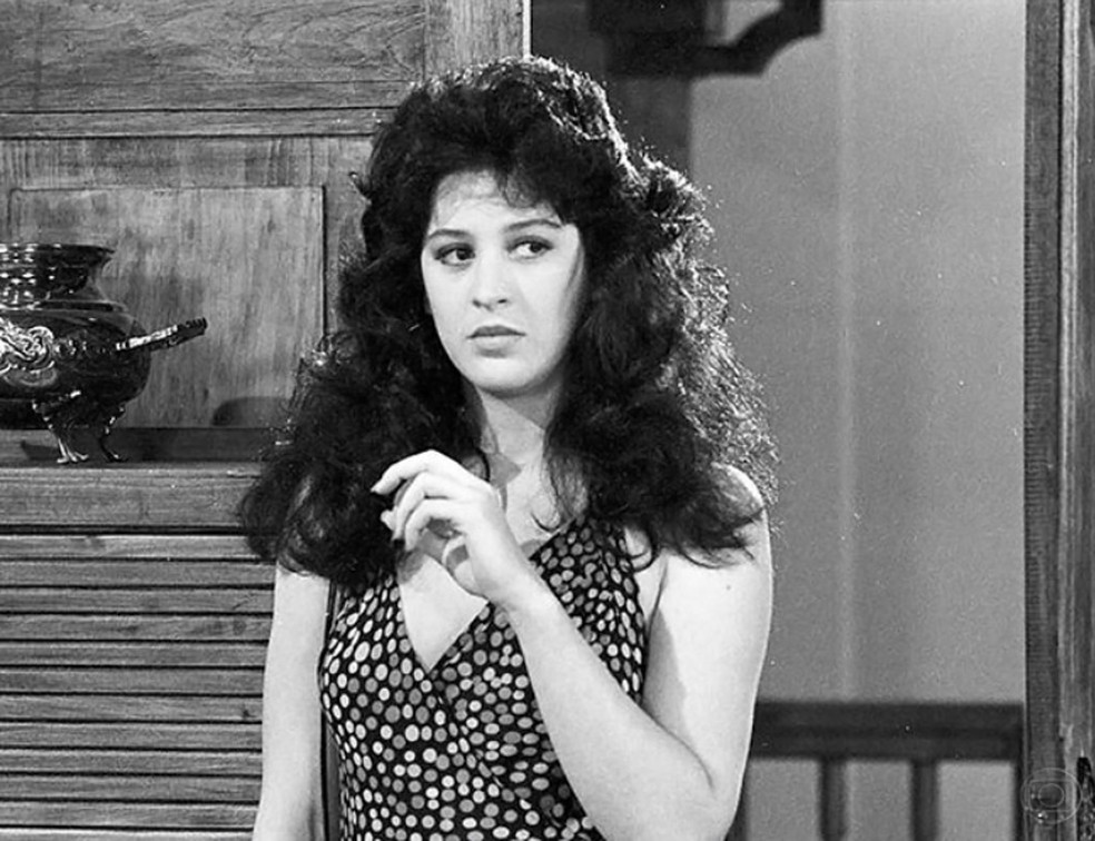 Claudia Raia como Tancinha, de Sassaricando (1988) — Foto: Geraldo Modesto/Memória Globo