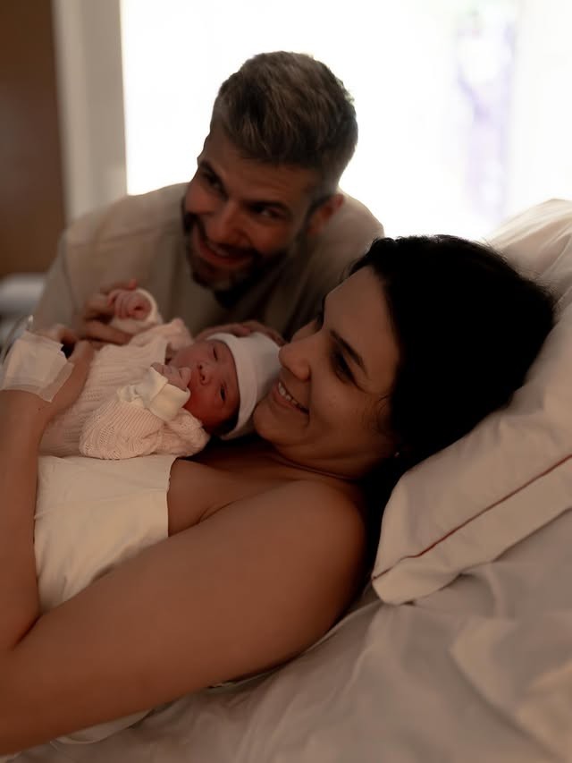 Renata Silveira dá à luz a sua segunda filha, Rafaela