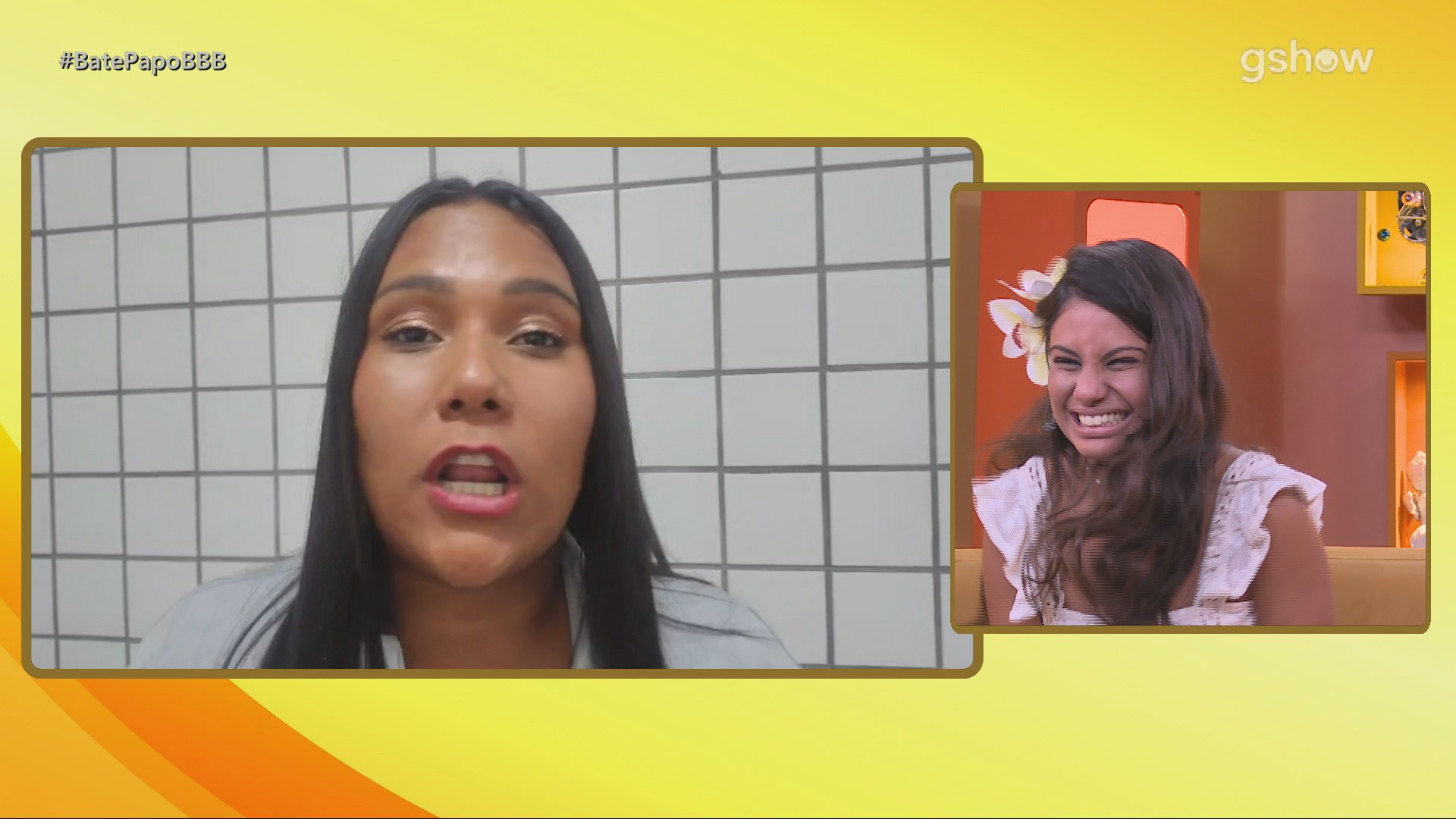 Gabriela vibra com recado de Chaiany e se emociona ao falar da sister: 'Fez o jogo mais leve'