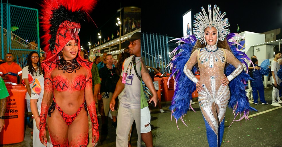 Veja os looks das rainhas e musas do primeiro dia de desfile do Grupo Especial do Rio | Gshow