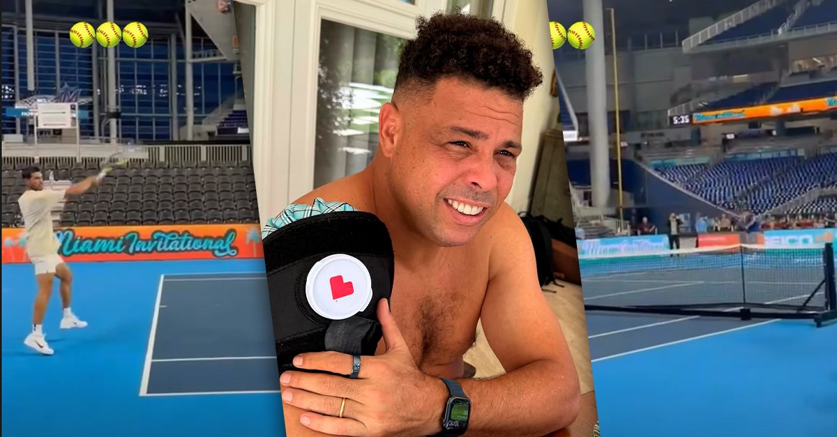 Ronaldo Fenômeno joga tênis com Carlos Alcaraz e mostra 'resultado' após partida