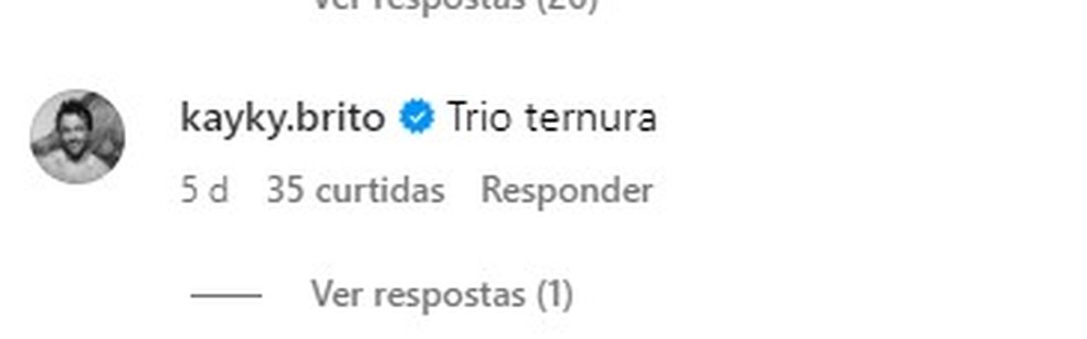 Kayky Brito comentou post de Tamara Dalcanale há cinco dias; veja quem é  influenciadora | TV & Famosos | gshow