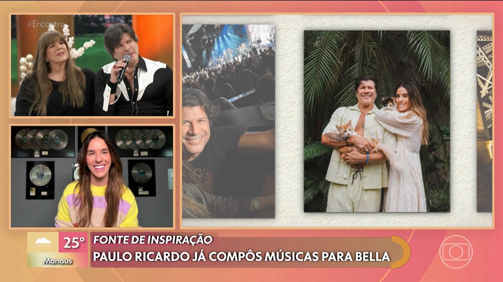 Paulo Ricardo se emociona com recados dos filhos e da esposa Bella Pinheiro: 'Pedir um lencinho de papel'