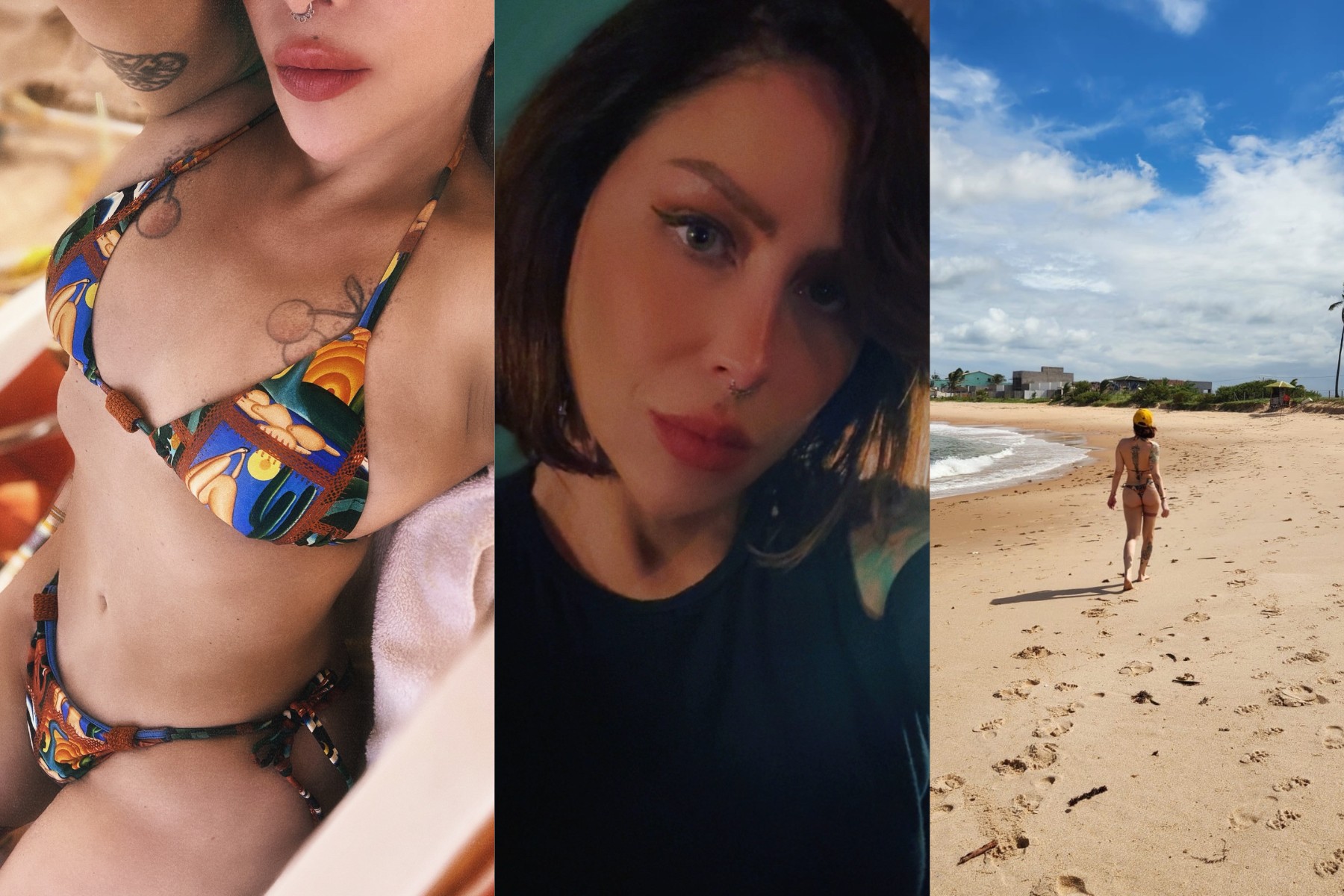 Pitty exibe cliques de biquíni e fãs rasgam elogios à cantora