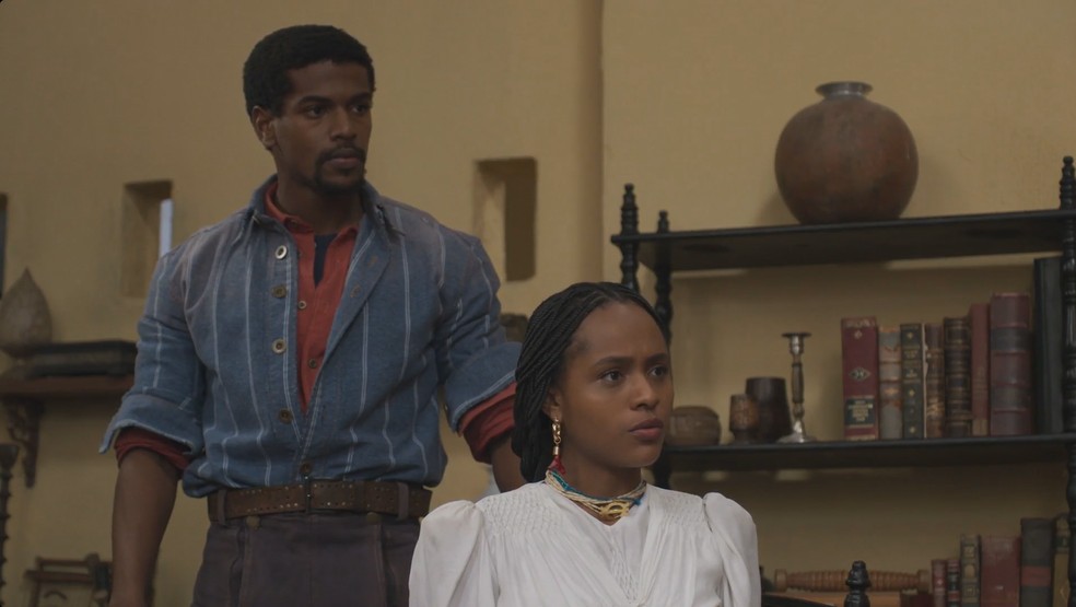 Malungo revela que Jendal o enviou para levar Alika à morte — Foto: Reprodução/TV Globo