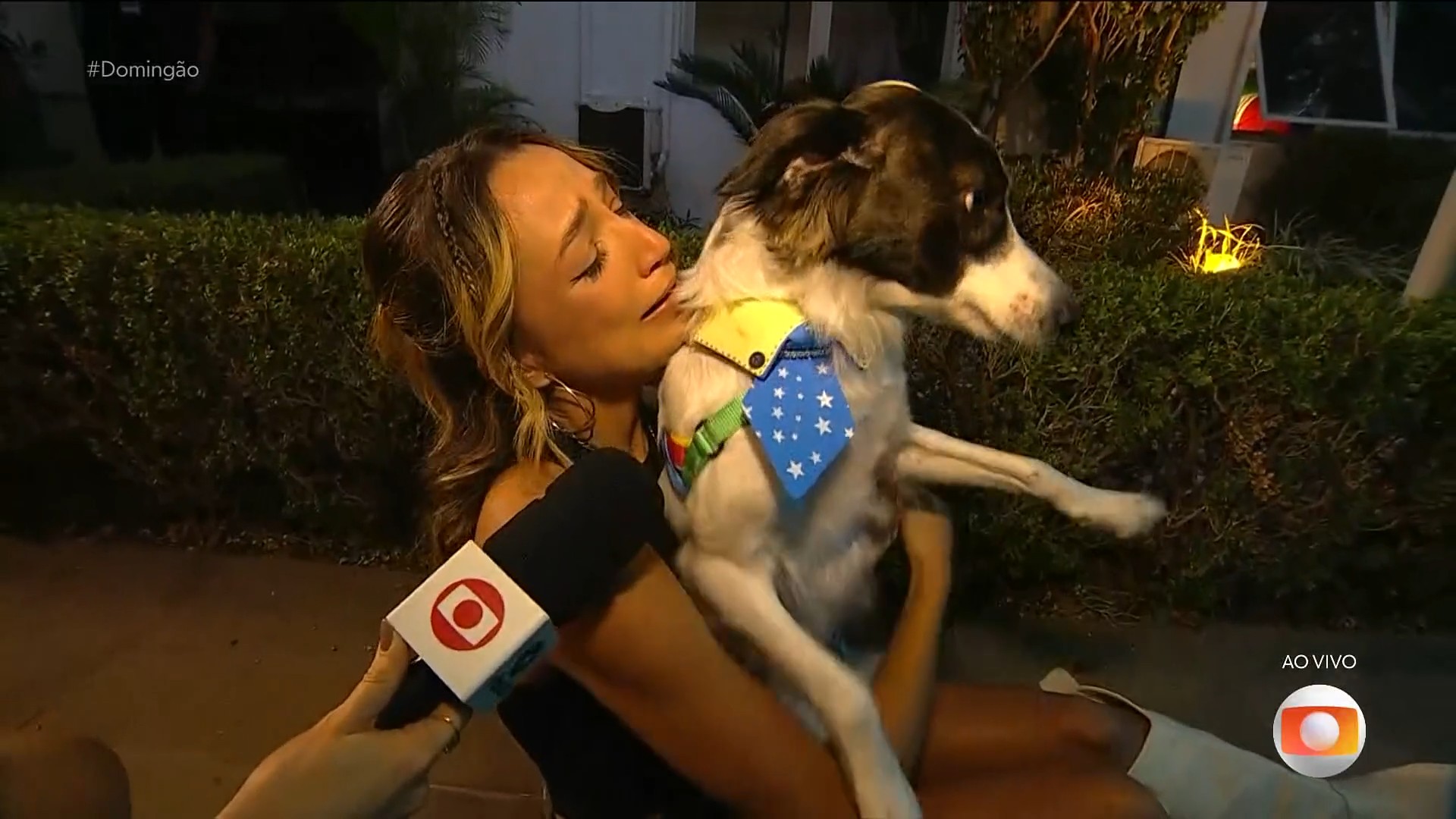 Veja como foi primeiro reencontro de Samira e seu cachorro, Lindolfo, após o BBB 26
