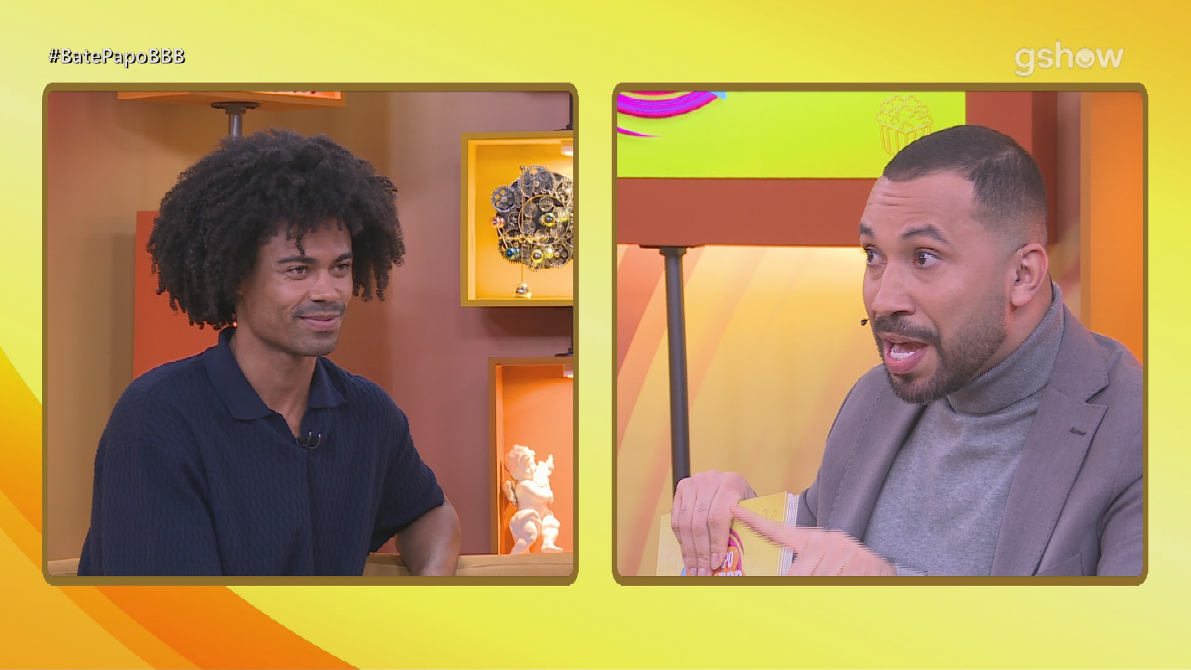 Gil do Vigor dá 'baile' em Breno e 'flerta' com o eliminado no Bate-Papo BBB