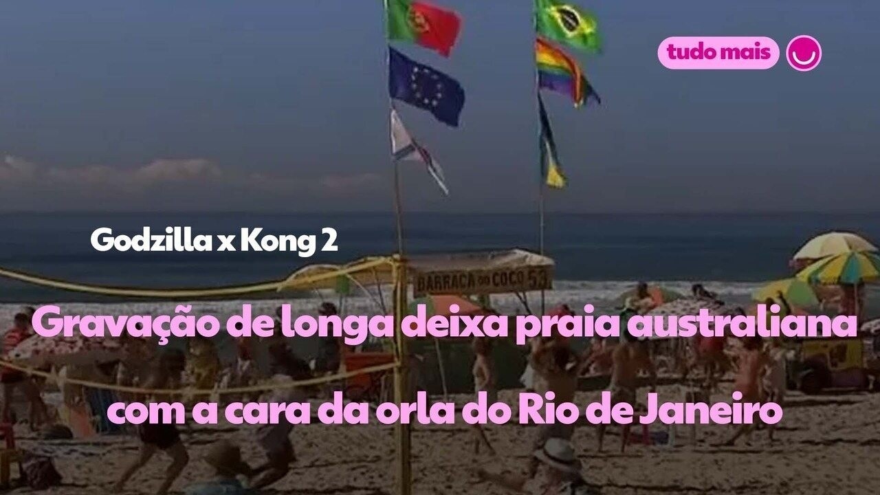 'Godzilla x Kong 2': gravação de longa deixa praia australiana com a ...
