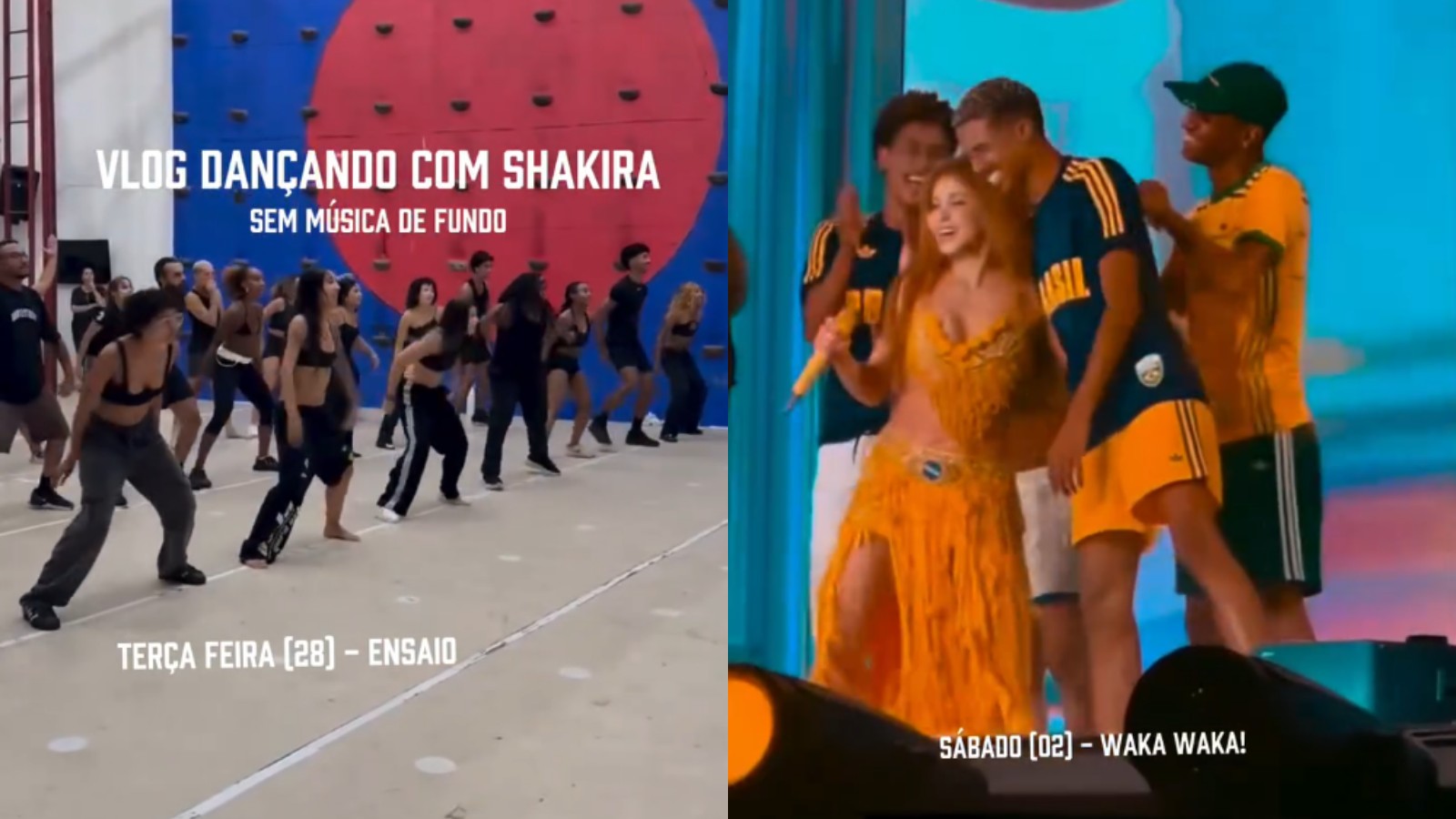 João Vítor Mello, do coletivo de Raphael Vicente, mostra bastidores de apresentação com Shakira