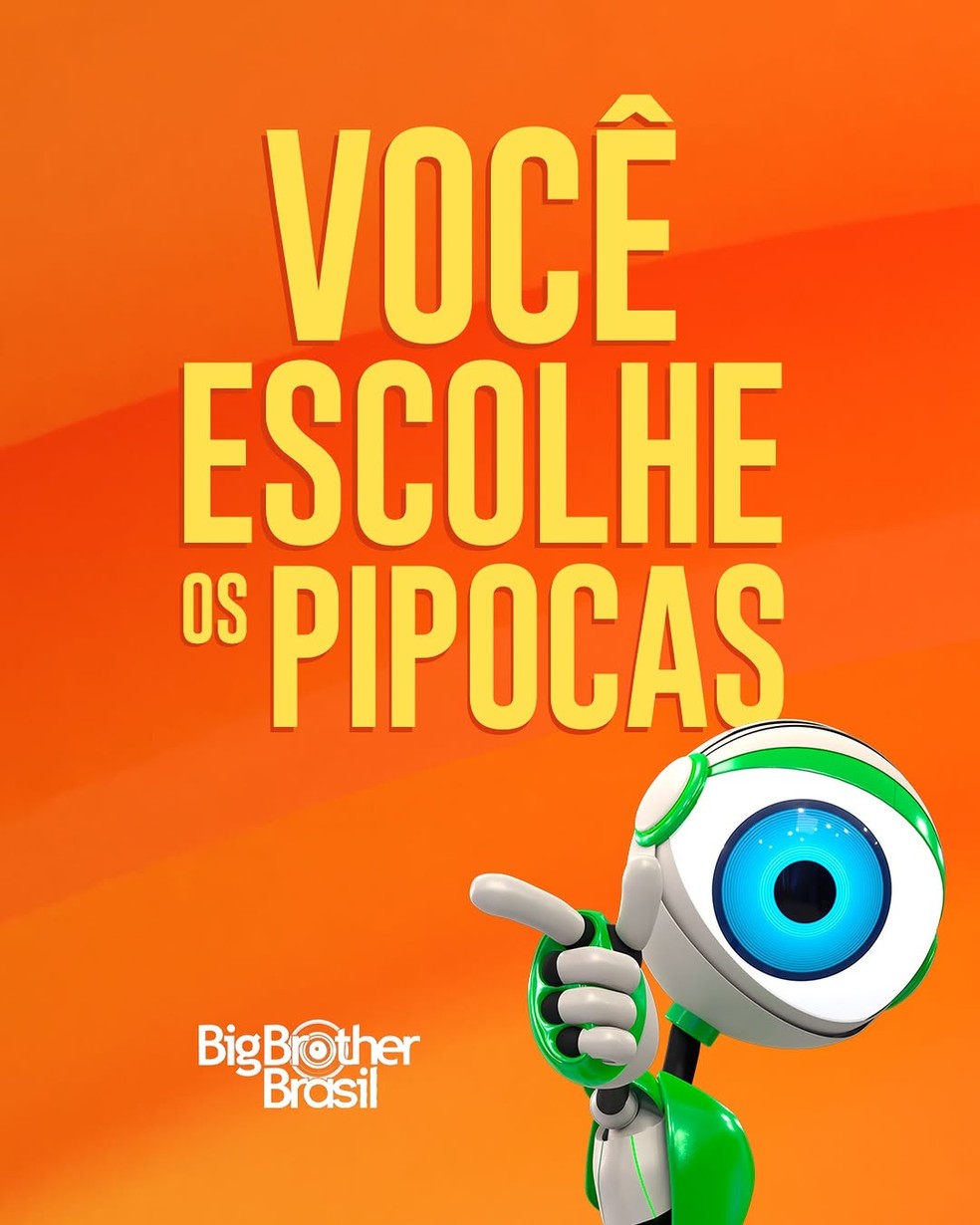 Público escolherá 10 participantes do grupo Pipoca do BBB 26 — Foto: TV Globo