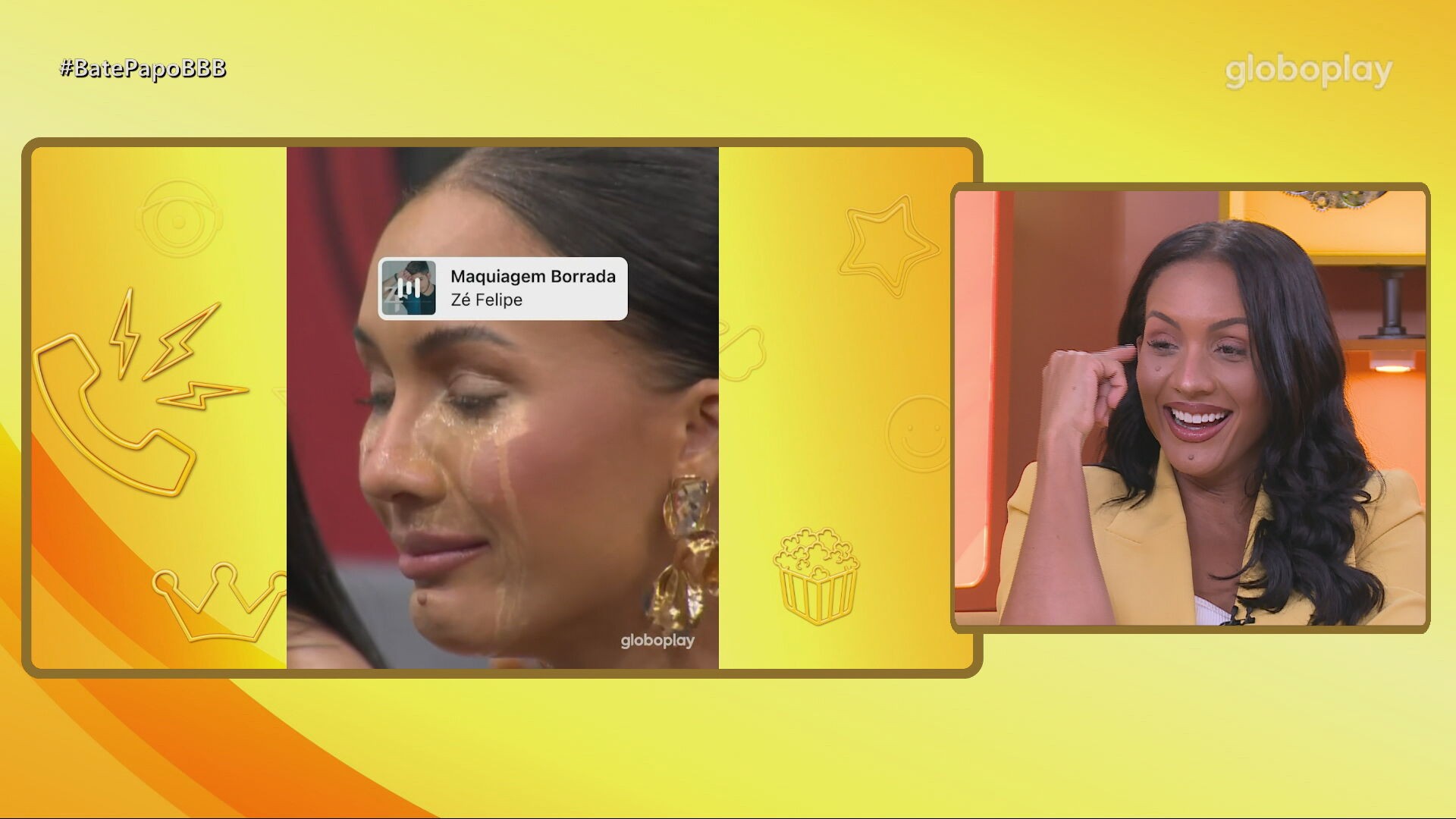 Maxiane se diverte com meme de maquiagem derretida: 'Não acredito'