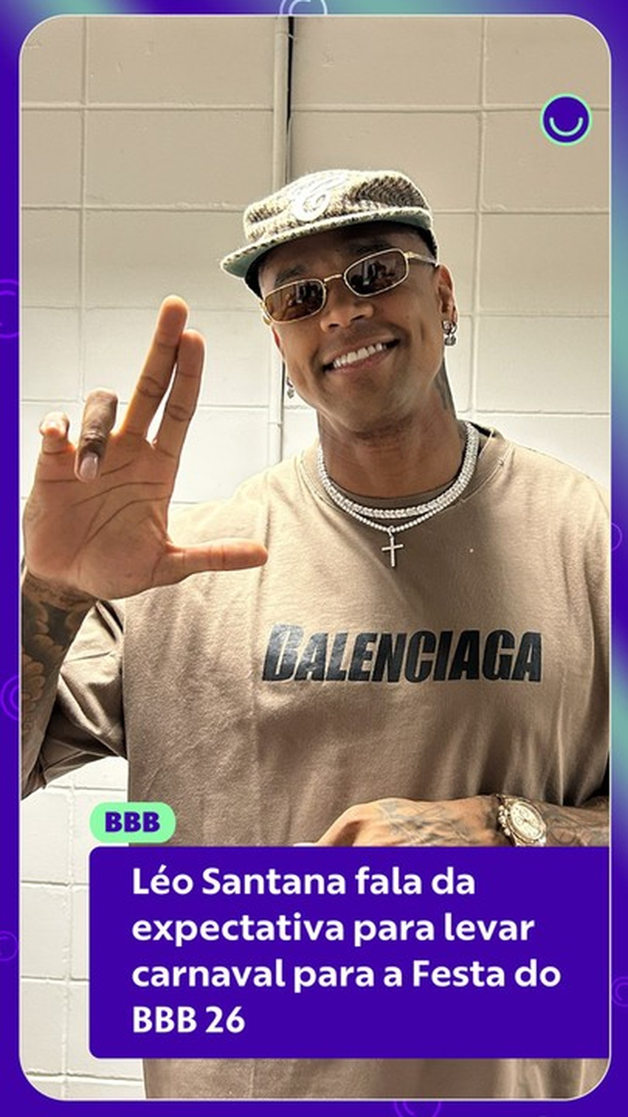 Léo Santana anuncia férias em família após o Carnaval: 'Aproveitar ao máximo a esposa e os filhos'