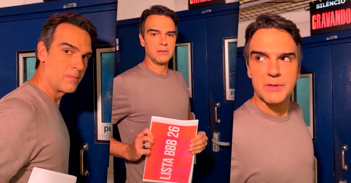 Tadeu Schmidt sobre lista de participantes do BBB 26: 'Muita gente tentando adivinhar'