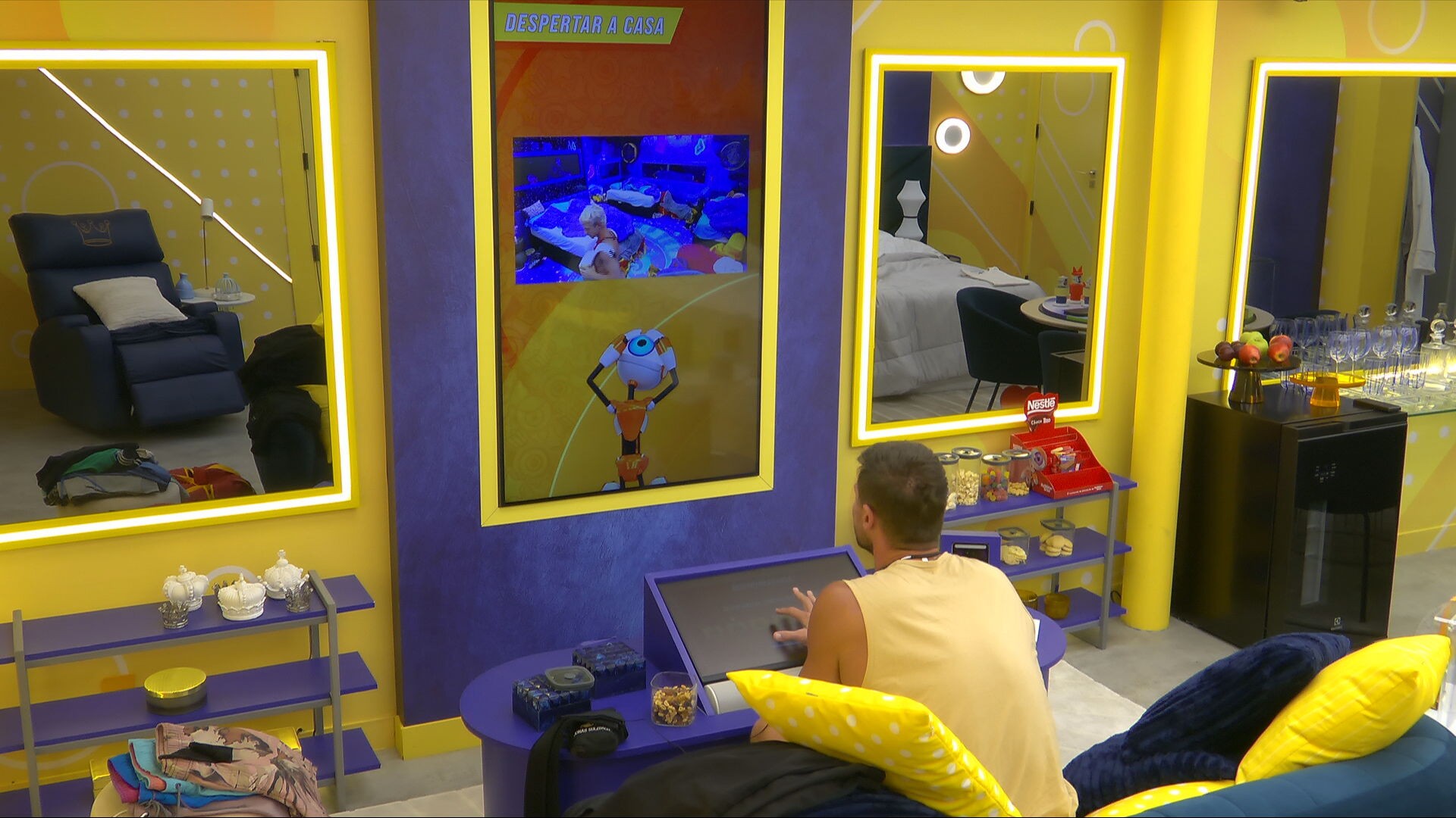 Jonas Sulzbach se vinga de sisters com toque de despertar da Central do Líder: 'Graças à Tia Milena'