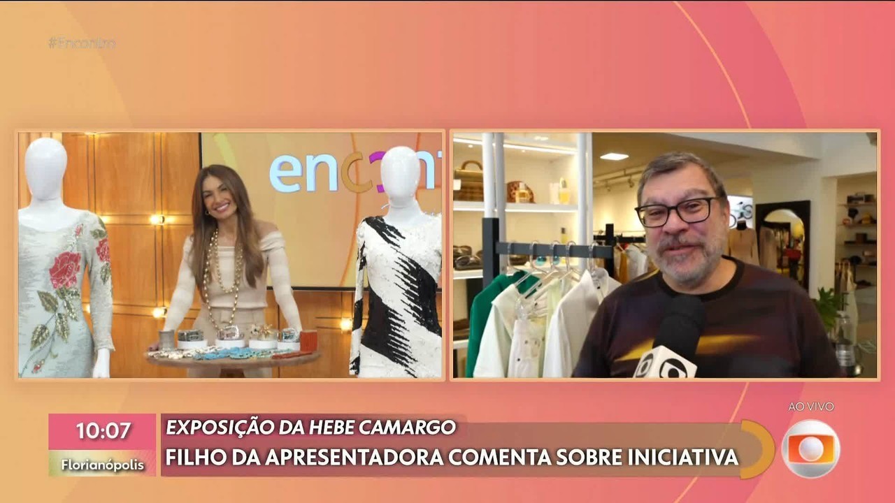 Patrícia Poeta ganha colar que foi de Hebe Camargo e comemora: 'Minha ídola'